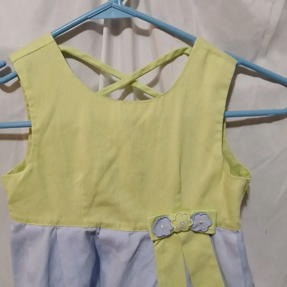 B.T. Kids Dress Size 6 Green And Blue